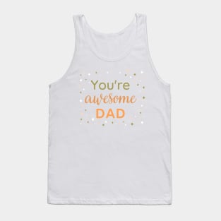 fathers day gift awesome dad Tank Top